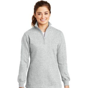 Sport-Tek Ladies 1/4-Zip Sweatshirt. LST253 - Athletic Heather